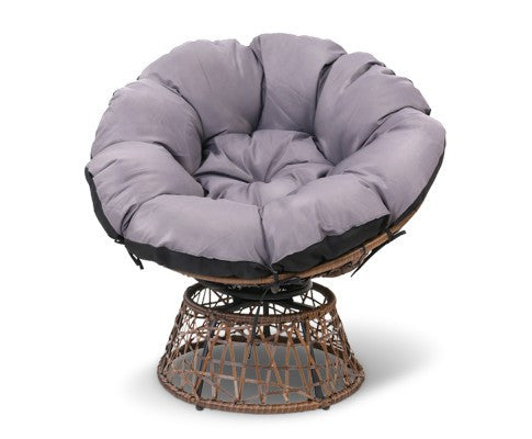 Gardon Papasan Indoor / Outdoor Chair - Brown