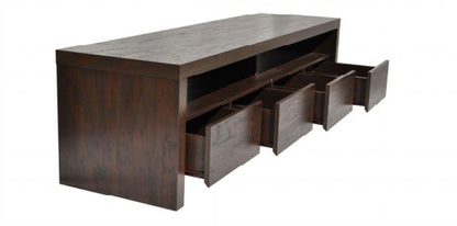 VALERIE ENTERTAINMENT UNIT -480(H) x 1800(W) - ANTIQUE OAK