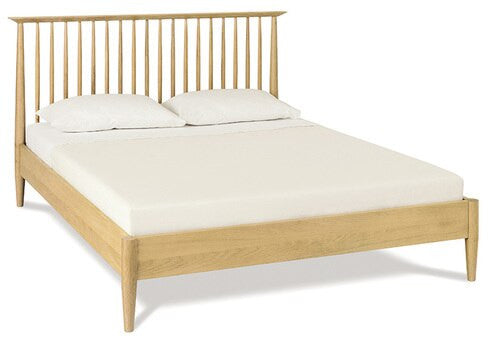 EXCLUSIVE COLLECTION: KING ORBIT WITH SLATTED BEDHEAD 6 PIECE (THE LOT) BEDROOM SUITE + STOOL - OAK - FREE SHIPPING