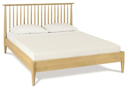 EXCLUSIVE COLLECTION: KING ORBIT WITH SLATTED BEDHEAD 6 PIECE (THE LOT) BEDROOM SUITE + STOOL - OAK - FREE SHIPPING