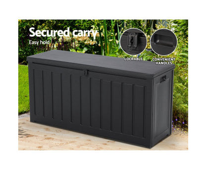 WINSLET OUTDOOR/INDOOR STORAGE BOX BENCH - BLACK