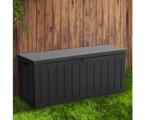 Winslet Outdoor/indoor Storage Box Bench - Black