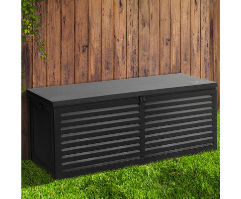 Madigan Outdoor/indoor Storage Box Bench - Black