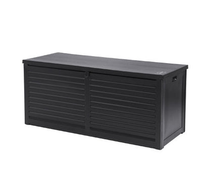 MAGNOLIA INDOOR/ OUTDOOR STORAGE BOX BENCH - BLACK
