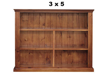 OHIO (AUSSIE MADE) LOWLINE BOOKCASE COLLECTION - ASSORTED COLOURS