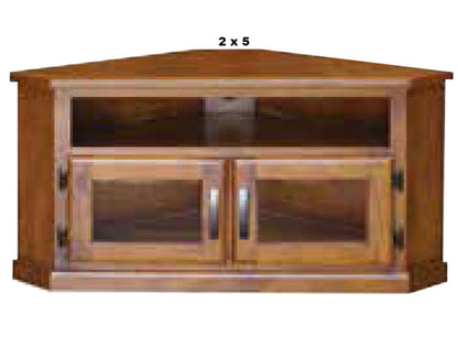 OHIO(AUSSIE MADE) 1 SLOT CORNER TV UNIT COLLECTION - ASSORTED STAINED COLOURS - STARTING FROM $699