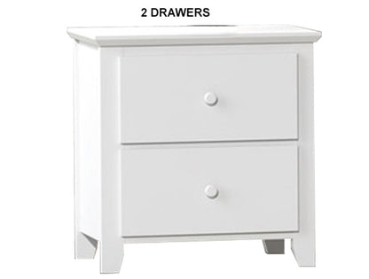 ORVILLE (AUSSIE MADE) BEDSIDE TABLE COLLECTION - ASSORTED PAINTED COLOURS - STARTING FROM $399