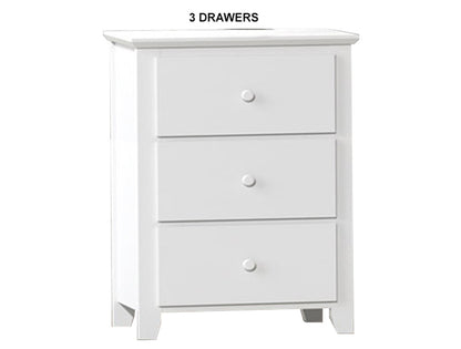 ORVILLE (AUSSIE MADE) BEDSIDE TABLE COLLECTION - ASSORTED PAINTED COLOURS - STARTING FROM $399