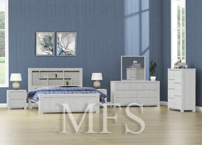 DOUBLE OR QUEEN SIESTA (CUSTOM MADE) 6 PIECE (THE LOT) BEDROOM SUITE - ASSORTED COLOURS