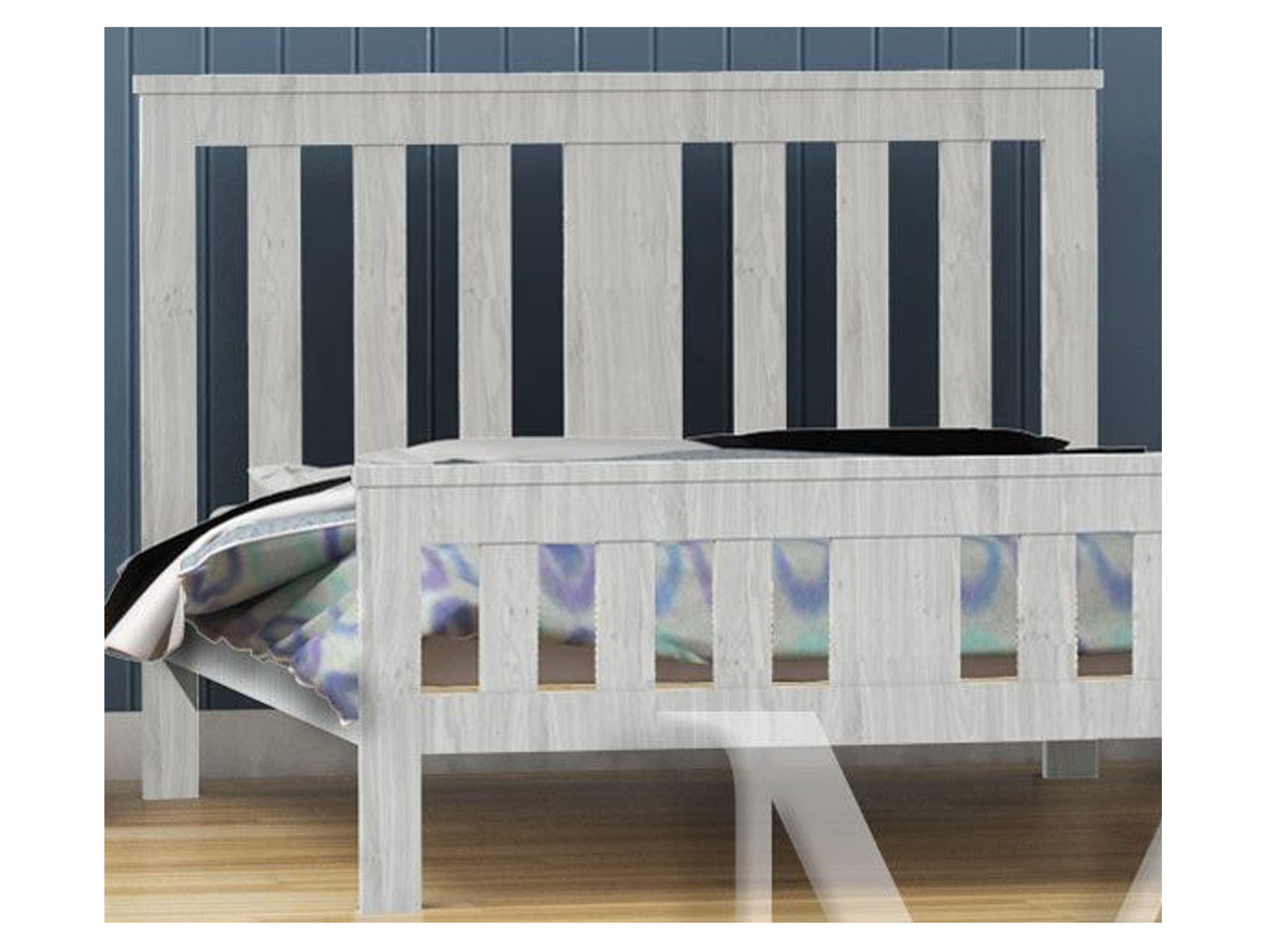 KING SINGLE ALFORD BEDHEAD (CUSTOM MADE) ONLY - ASSORTED COLOURS