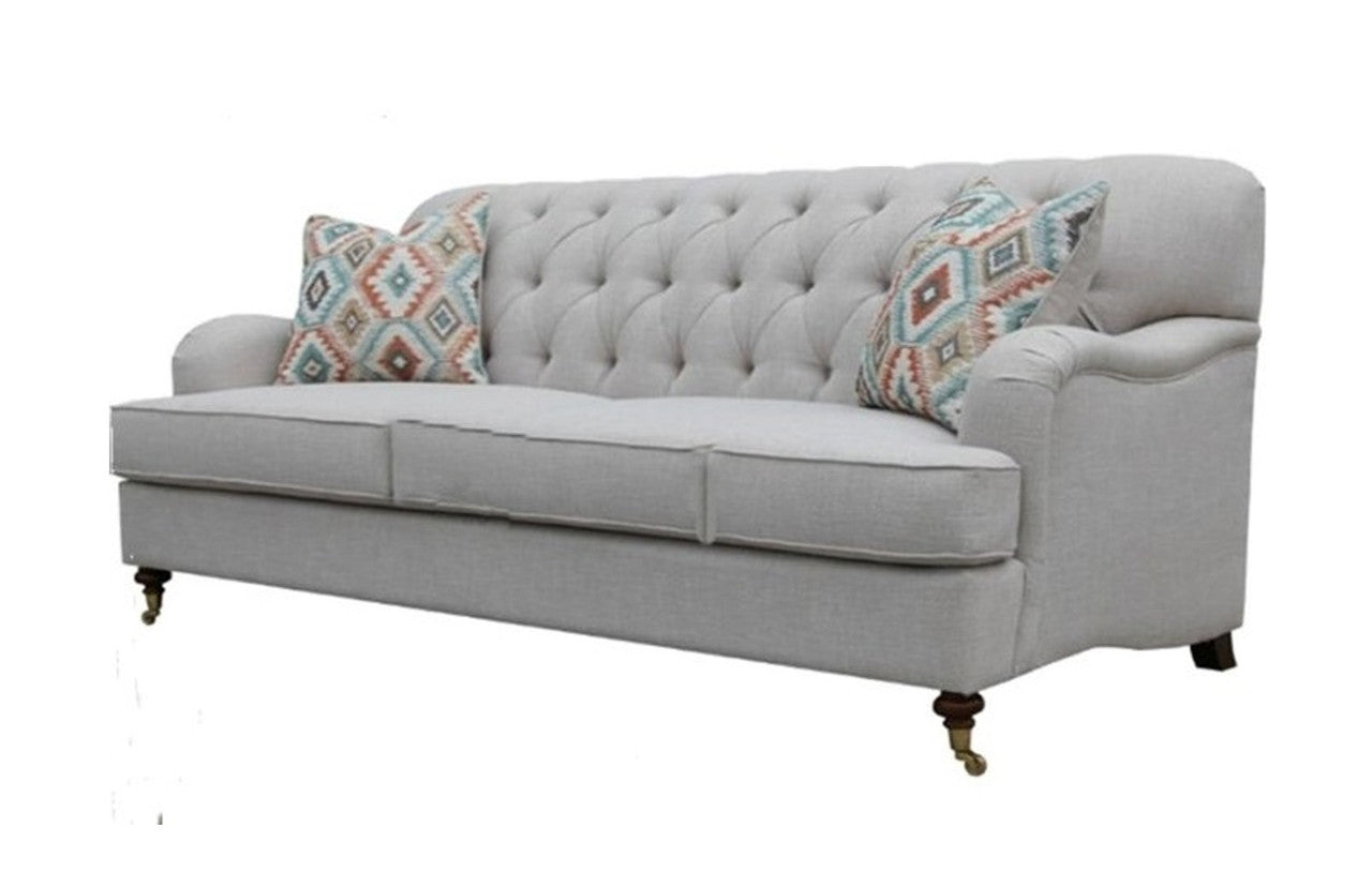 PARIS FABRIC 3 SEATER LOUNGE - (MODEL:6-12-15-18-9-4-1) - AS PICTURED