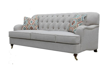 PARIS FABRIC 3 SEATER LOUNGE - (MODEL:6-12-15-18-9-4-1) - AS PICTURED