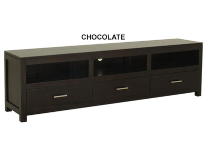 PARIS 3 DRAWER LOW ENTERTAINMENT UNIT - 540(H) X 1900(W) - ASSORTED COLOURS