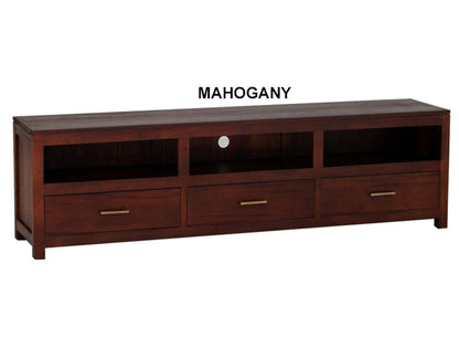 PARIS 3 DRAWER LOW ENTERTAINMENT UNIT - 540(H) X 1900(W) - ASSORTED COLOURS