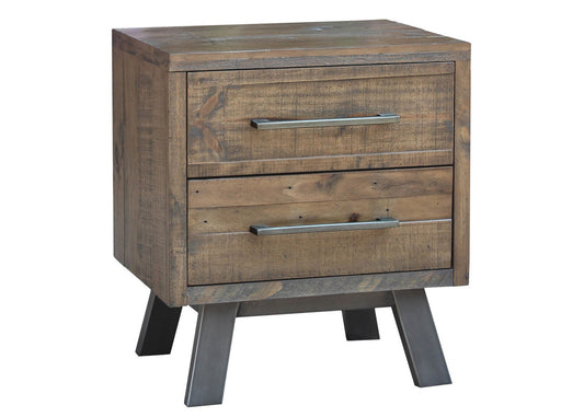 Paterson 2 Drawer Bedside Table - Heritage Wharf