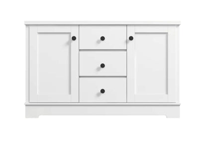 PERNILLE 2 DOOR/ 3 DRAWER SIDEBOARD - 745(H) x 1200(W) x 400(D) - WHITE