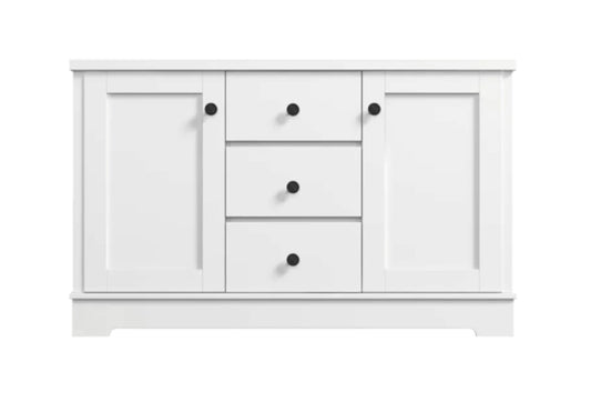 PERNILLE 2 DOOR/ 3 DRAWER SIDEBOARD - 745(H) x 1200(W) x 400(D) - WHITE