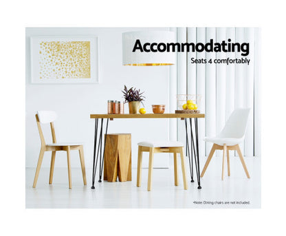 JAGGER WOODEN DINING TABLE - 1000(W) x 650(D) -  AS PICTURED
