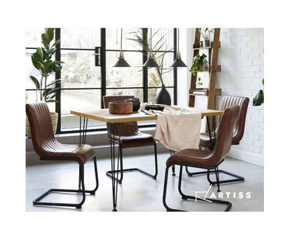 JAGGER WOODEN DINING TABLE - 1000(W) x 650(D) -  AS PICTURED
