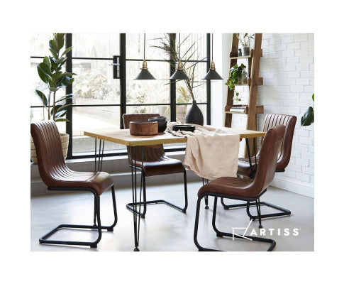 JAGGER WOODEN DINING TABLE - 1000(W) x 650(D) -  AS PICTURED