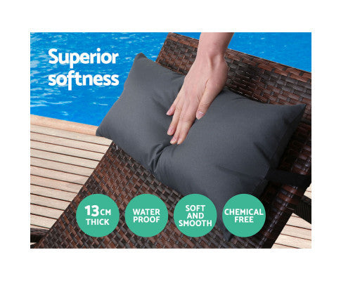 SPARROW OUTDOOR SUN LOUNGE WITH ARMREST - BROWN