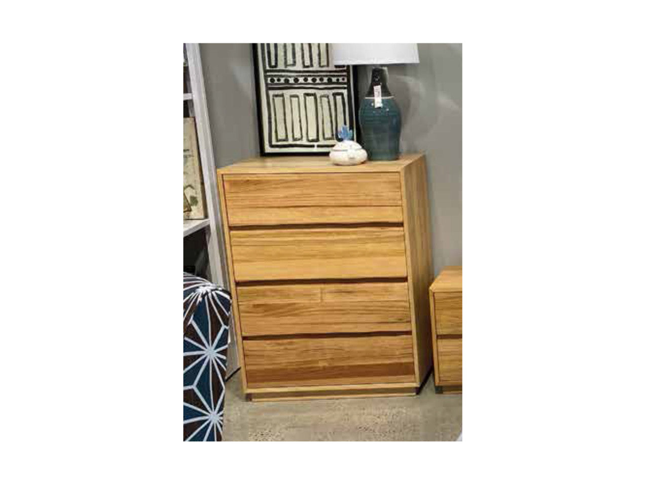 MARIANNA KING 4 PIECE (TALLBOY) BEDROOM SUITE - MESSMATE