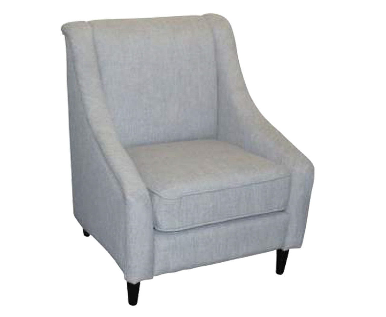 PORTLAND FABRIC ARM CHAIR - LIGHT CHARCOAL, LIGHT GREY  OR STONE