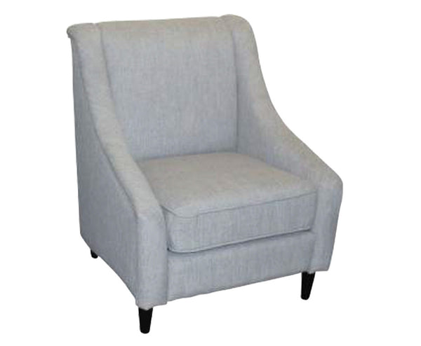 PORTLAND FABRIC ARM CHAIR - LIGHT CHARCOAL, LIGHT GREY  OR STONE