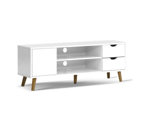 PYKE TV ENTERTAINMENT UNIT - 420(H) X 1200(W) -  WHITE