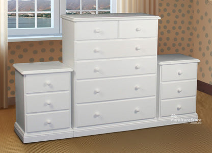 SIERRA (AUSSIE MADE) 3 PIECE CHEST SET(6+3+3) - ASSORTED PAINTED COLOURS