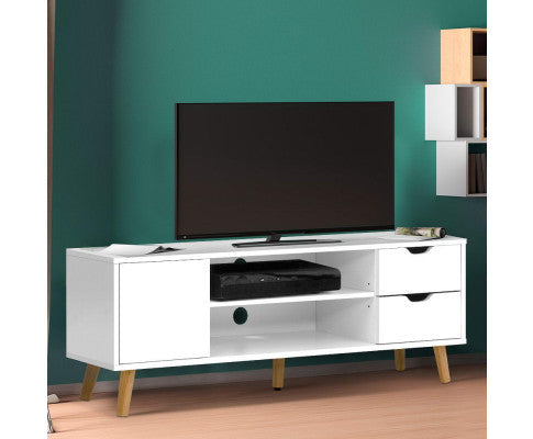 Pyke TV Entertainment Unit - 420(H) X 1200(W) - White