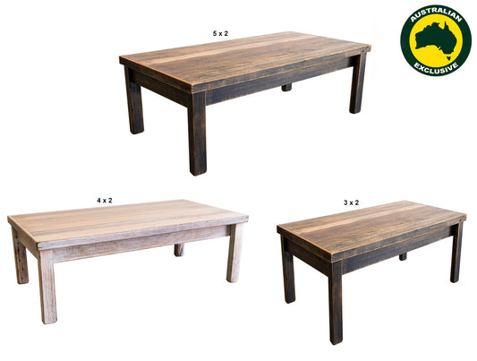 Paling (AUSSIE MADE) Coffee Table Collection - Assorted Stained Colours