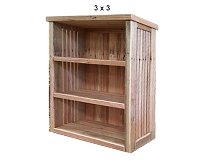 PALING (AUSSIE MADE) LOWLINE BOOKCASE COLLECTION - ASSORTED STAINED COLOURS - STARTING FROM $499