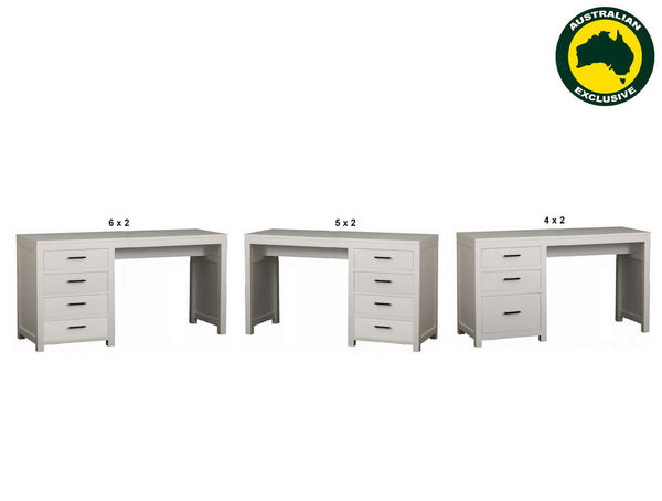PARIS (AUSSIE MADE) DESK COLLECTION - ASSORTED PAINTED COLOURS - STARTING FROM $999