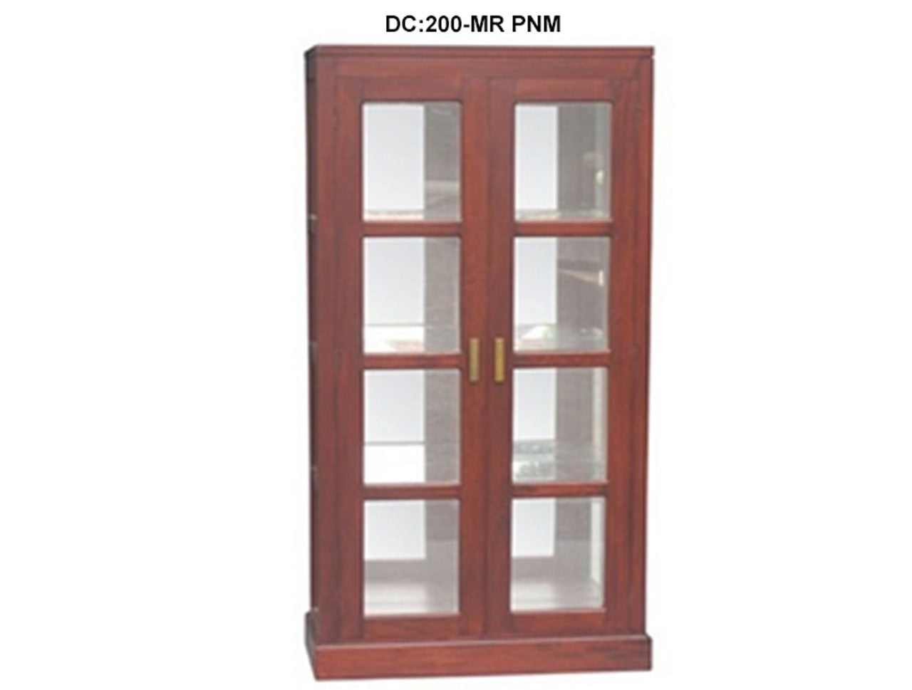 PARIS / BANNY / VIENNA MIRRORED BACK DISPLAY CABINET COLLECTION - MAHOGANY OR CHOCOLATE