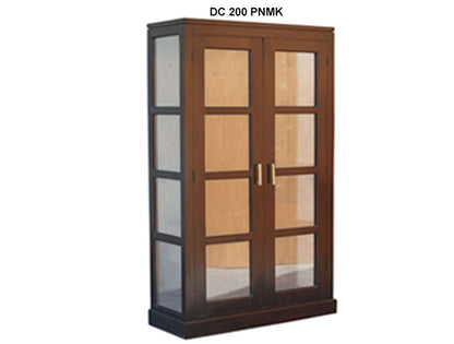 PARIS / BANNY / VIENNA MIRRORED BACK DISPLAY CABINET COLLECTION - MAHOGANY OR CHOCOLATE