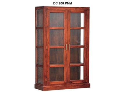 PARIS / BANNY / VIENNA MIRRORED BACK DISPLAY CABINET COLLECTION - MAHOGANY OR CHOCOLATE