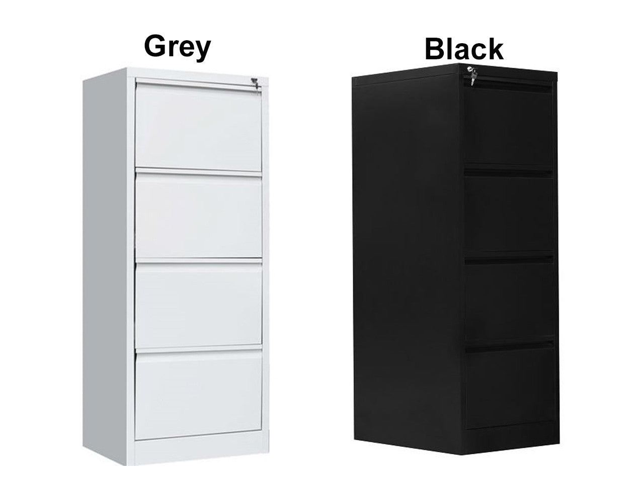 PATRICK MULTI - PURPOSE 4 x DRAWER SHELF FOR GYM - OFFICE FILING - LOCKER - CABINET -  460(W) - GREY