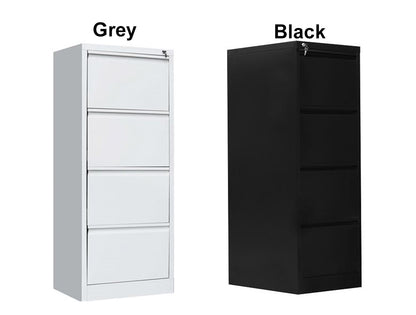 PATRICK MULTI - PURPOSE 4 x DRAWER SHELF FOR GYM - OFFICE FILING - LOCKER - CABINET -  460(W) - GREY