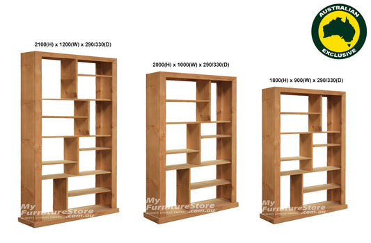 Linear (AUSSIE MADE) Highline Room Divider Collection - Assorted Stained Colours