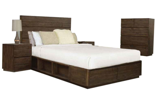 QUEEN PORT (NEW) BED ONLY (WITH 2 UNDERBED STORAGE DRAWERS) - MONGOOSE