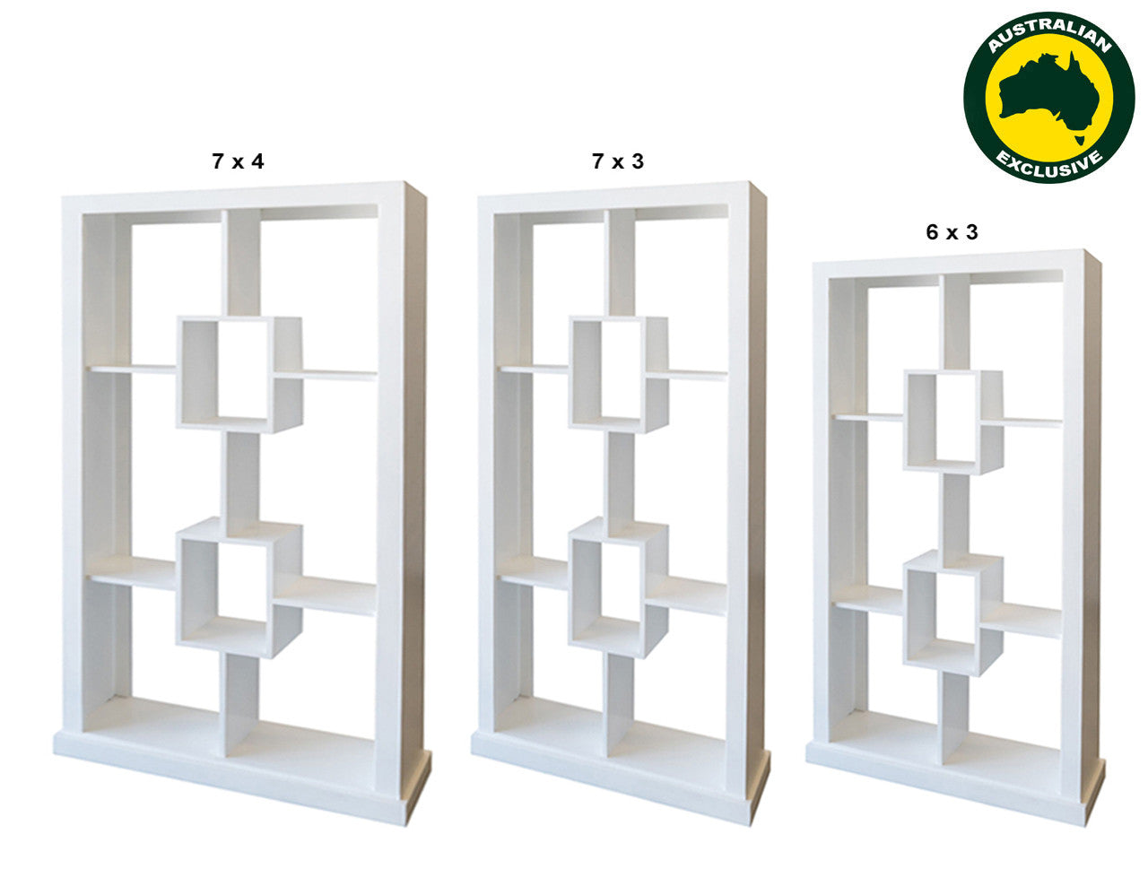 Puncho Room Divider + 2 Box In The Middle Collection - Assorted Painted Colours