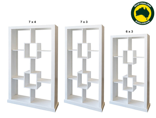 Puncho Room Divider + 2 Box In The Middle Collection - Assorted Painted Colours