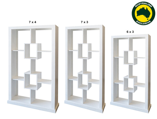 PUNCHO ROOM DIVIDER + 2 BOX IN THE MIDDLE COLLECTION - ASSORTED PAINTED COLOURS - STARTING FROM $899