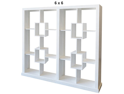 PUNCHO (AUSSIE MADE) ROOM DIVIDER + 4 BOX IN THE MIDDLE (2 SECTION - PIGEON PAIRED) COLLECTION - ASSORTED PAINTED COLOURS - STARTING FROM $1799
