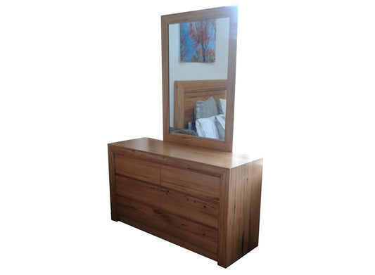 QUAKERS DRESSING TABLE WITH MIRROR   - (MODEL:12-25-15-14) -  AS PICTURED