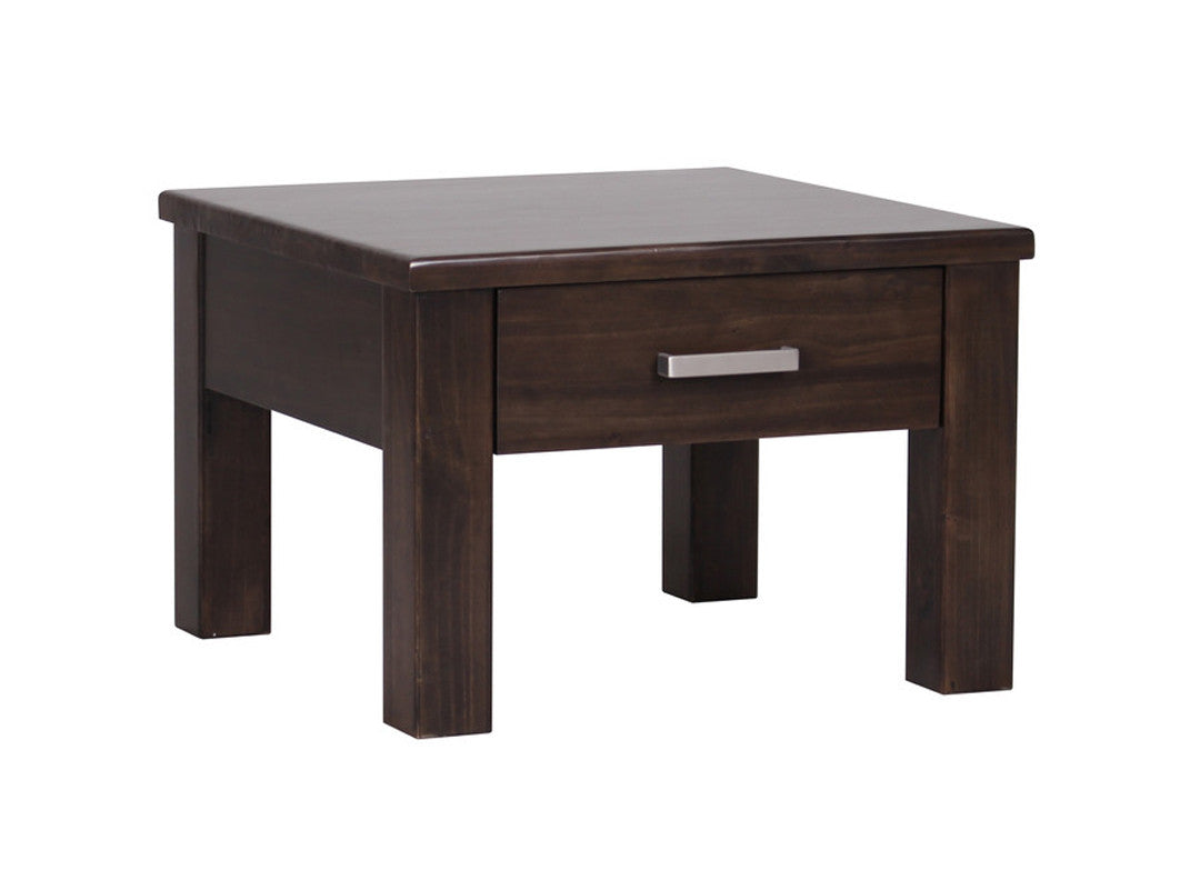 QUEENS TOWN  SQUARE  LAMP / SIDE TABLES   - MOCHA