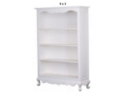 QUEEN ANN HARDWOOD HIGHLINE BOOKCASE COLLECTION - ASSORTED STAINED / PAINTED COLOURS - STARTING FROM $1199