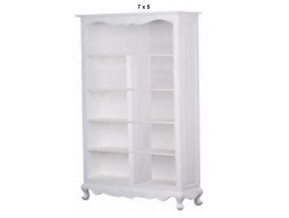 QUEEN ANN HARDWOOD HIGHLINE BOOKCASE COLLECTION - ASSORTED STAINED / PAINTED COLOURS - STARTING FROM $1199