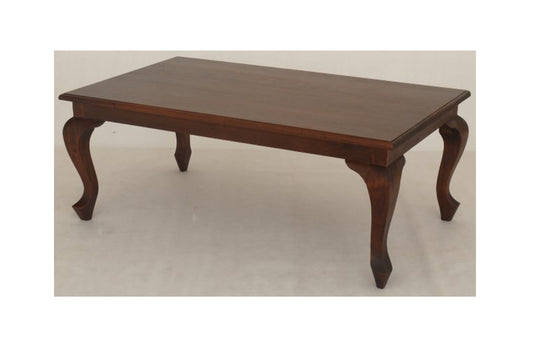 QUEEN ANN MAHOGANY COFFEE TABLE 1200(W) X 700(D) - MAHOGANY